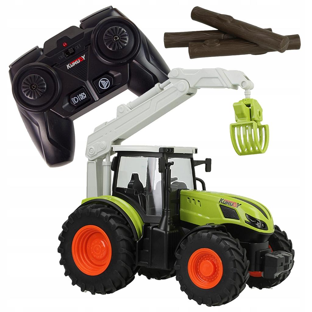 [PACZB][5] Remote Controlled Agricultural Tractor RC Remote Control Timber Grabber 1:24 Z1011