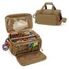 Tear Resistant Multiple Pocket Polyester Tool Organizer Multifunctional Electrician Tool Storage Bag with Side Lanyard