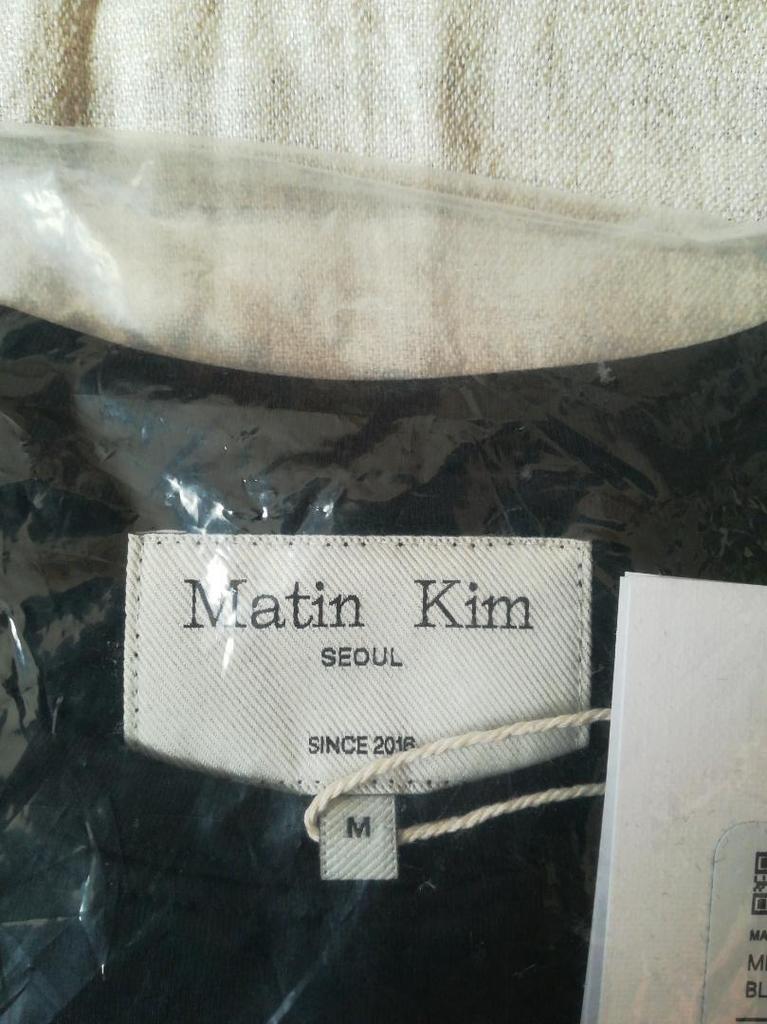 [USED] Matin Kim Black T-Shirt Medium