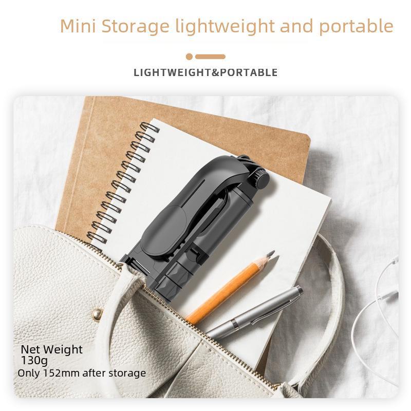 Mini Bluetooth Selfie Stick Tripod with LED Fill Light
