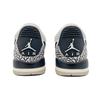 Jordan Legacy 312 Leather Cushioning, Wear Resistant Low top Vintage Basketball Shoes GS Black White Gray CD9054-101(Team414-)