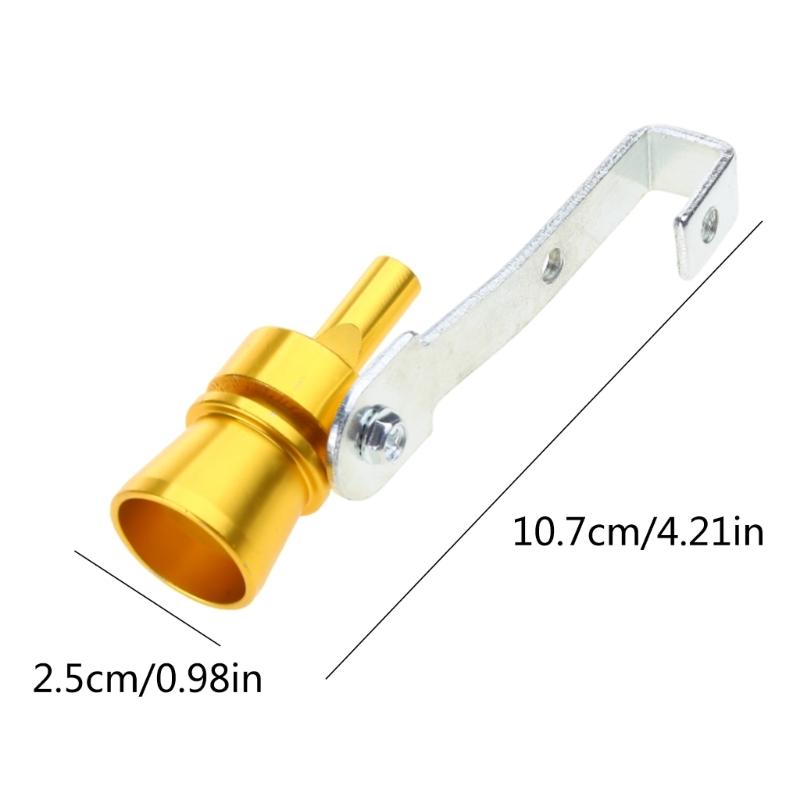 Universal Sound Simulator Blow Off-Valve Car Turbo Sound Whistle Vehicle Refit Device Exhaust Fake Pipe Aluminum Muffler
