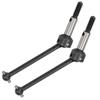2Pcs Steel CVD Drive Shaft Transmission Axle for 3Racing Sakura XIS NU 1/10 RC Car