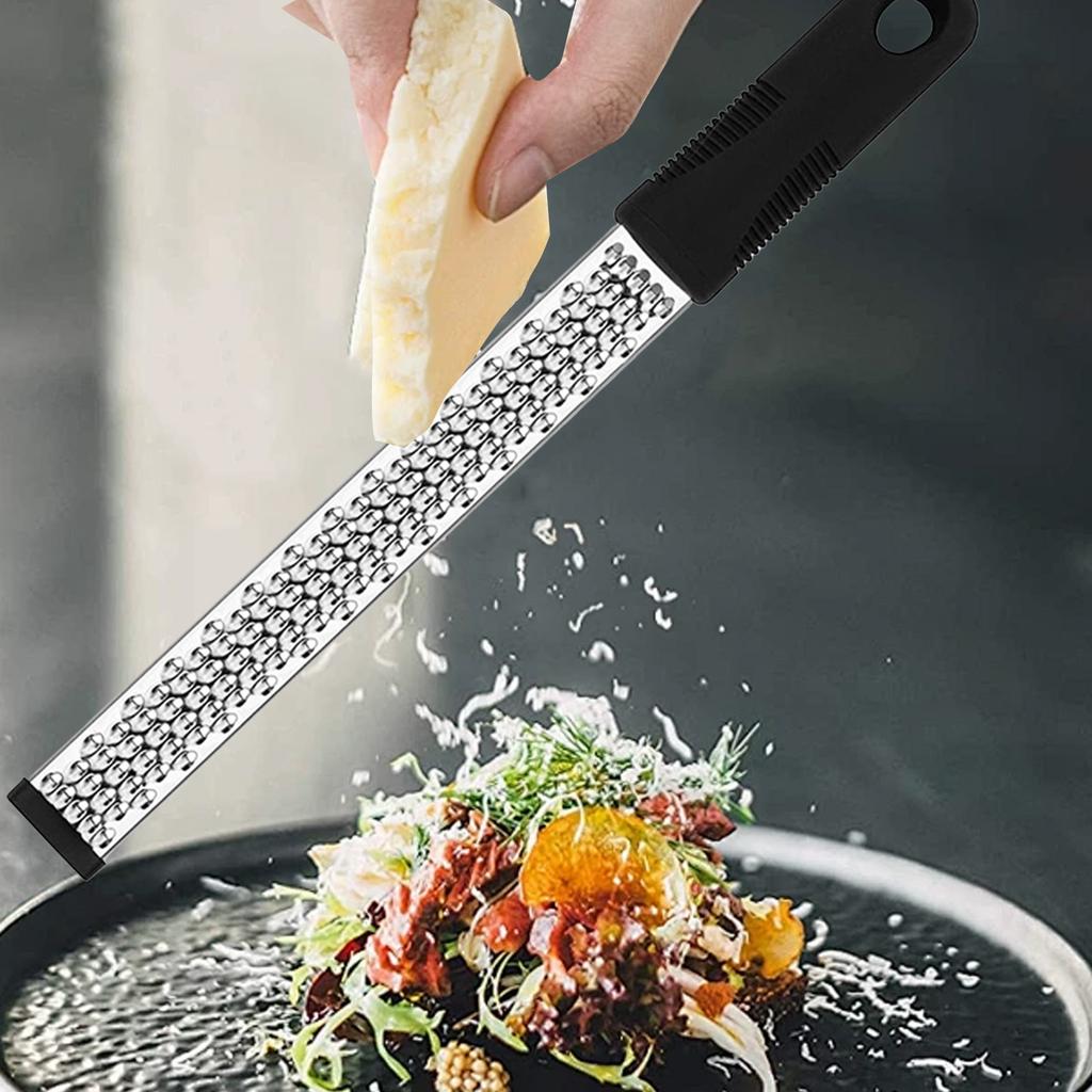 Non-Slip Stainless Steel Lemon Cheese Grater Kitchen Gadget Cheese Shredder Cooking Utensil for Home Restaurant And Hotel Use