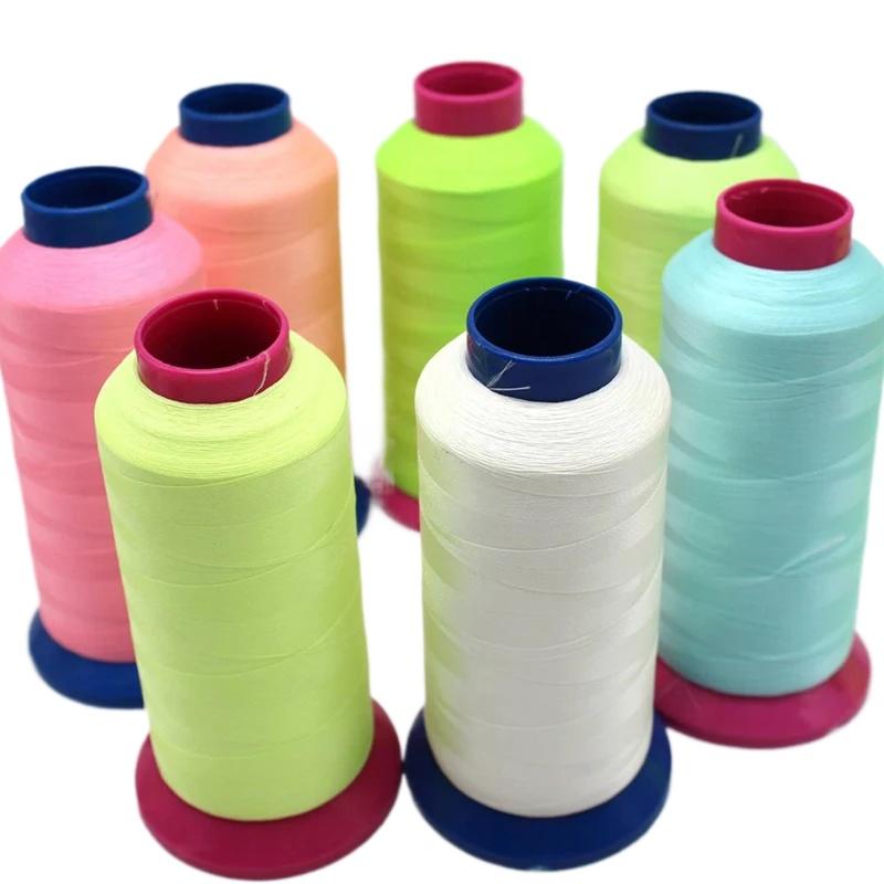 1 Roll 1000 Yard Luminous Sewing Line For Clothes Sewing Thread Embroidery Thread Noctilucent Spool DIY Needlework Cross Stitch