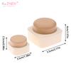 5/20g s/l Empty Plastic Nail Art Cosmetic Square Containers Jar Face Cream Pot Nail Gel Powder Box Makeup Lotion Tool Packaging
