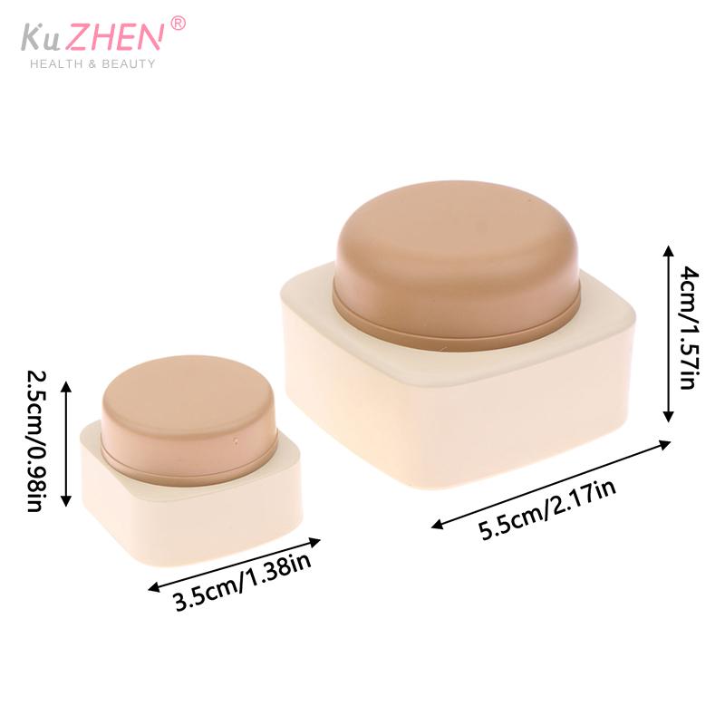 5/20g s/l Empty Plastic Nail Art Cosmetic Square Containers Jar Face Cream Pot Nail Gel Powder Box Makeup Lotion Tool Packaging