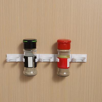 20/40pcs Kitchen Storage Rack Seasoning Jar Storage Rack Simple Bottle Clip Wall Mount Spice Bottle Stand Ingredient Holder