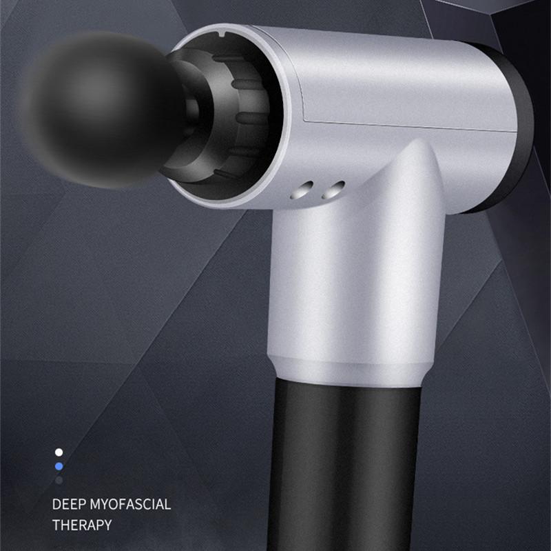 Fascial Gun Muscle Massaging Relax Recovery Soreness Pain 99 Gears Fascia Gun Relief Slimming Shaping Massager 4 Heads Gym Aiding