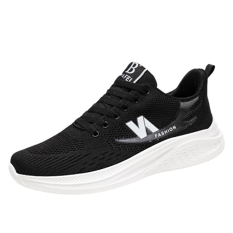 

2024 осень новые плетеные спортивные кроссовки полые, легкие и дышащие холодные липкие кроссовки повседневные кроссовки для бега импортная торговля 39 чёрный
