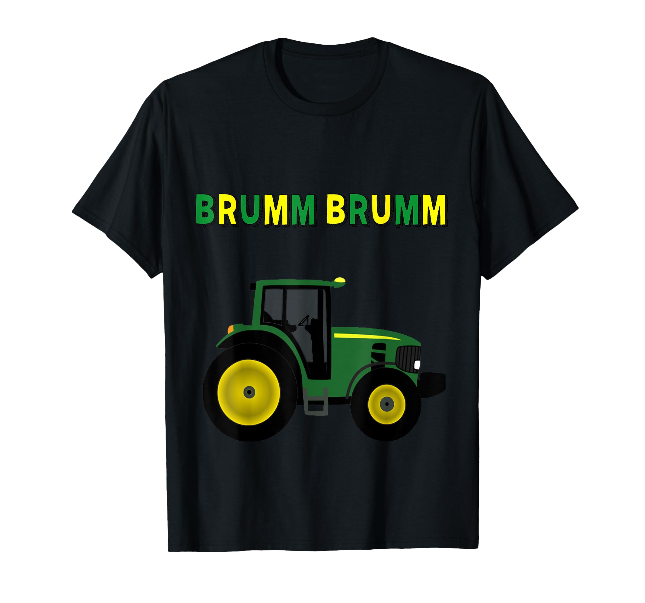 

Kids Brumm Brumm Tractor Bulldog Farm T-Shirt чорний