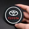 1/2pcs Silica Gel Car Coaster Water Cup Anti-slip Pad For Toyota Yaris Corolla Avensis Aygo Vitz Vios Yaris Mark-X Mirai