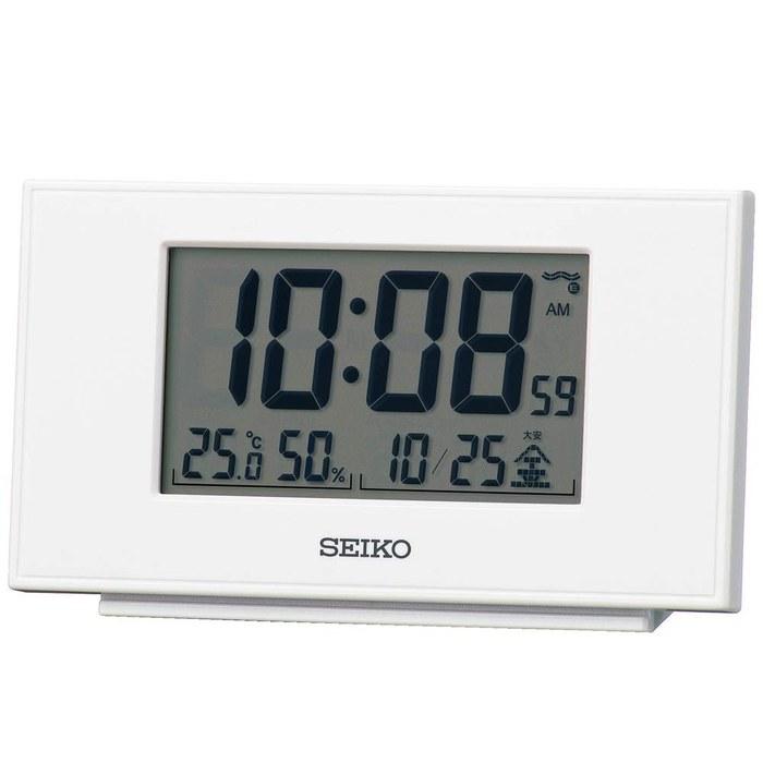 Seiko Clock Desk Clock SQ790W (White Pearl)