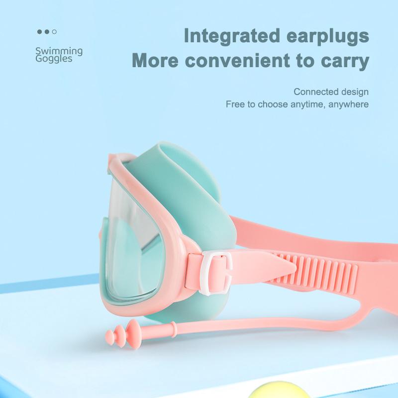 Γυαλιά Κολύμβησης Παιδικά Για Αγόρια Αδιάβροχα Και Αντιθαμβωτικά HD Σετ Γυαλιών Κολύμβησης Για Κορίτσια Με Μεγάλο Κουτί Παιδικά