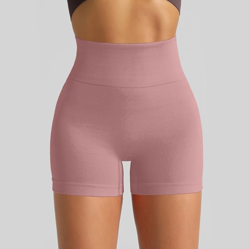 High-Waisted Seamless Yoga Shorts Women Butt-Lifting 3/4 Length Running Gym Leggings Quick-Dry Stretchy Workout Pants