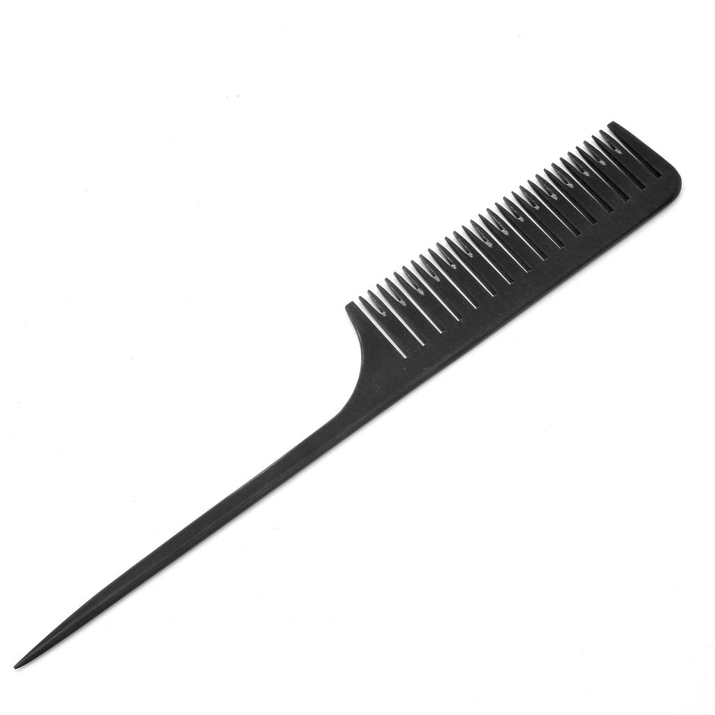 Hair Coloring Highlight Tail Comb AntiStatic Hair Sectioning Dyeing Comb for Hair Salon(Black )