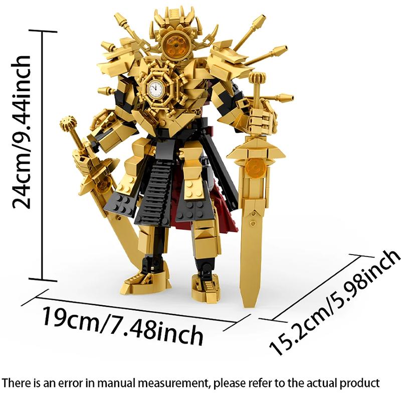 Skibidi Toilet Titan TV Man Speakerman Horror Game Bosses Camara Building Block Cartoon Doll Model Kids Birthday Halloween Gift