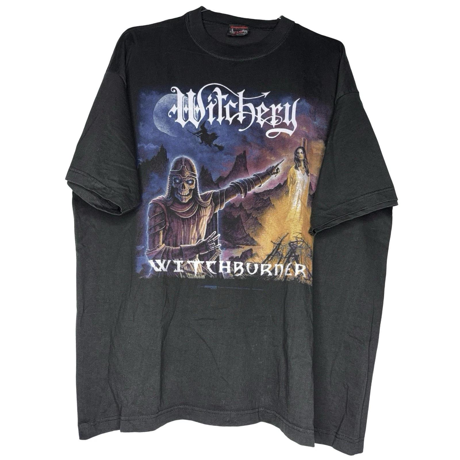 Винтажная футболка Witchery Размер XL Cradle of Filth Rotting Christ Darkthrone L