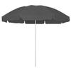 Beach Parasol - Maison Exclusive - Anthracite - Ø207 Cm - UV-Resistant Polyester - Tiltable