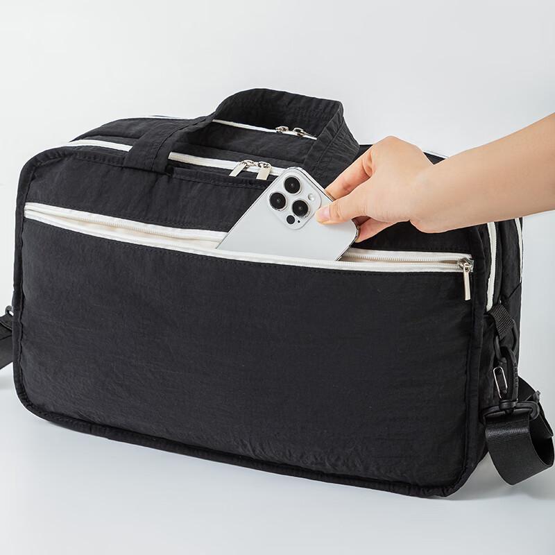 Bonayun Crossbody Swim Bag with Wet And Dry Separation, Large Capacity Handheld Fitness Sports Bag, Waterproof Towel And Swimwear Storage Bag