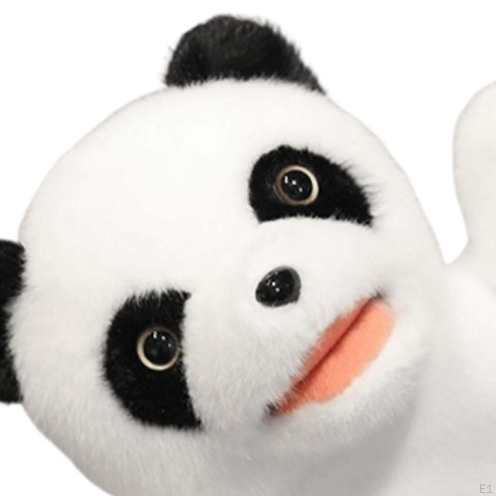 Hand Puppet Storytelling Puppets Realistic Jokes Imaginative Panda Toy Head Gloves for Kids Gift