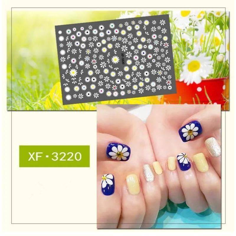 

Hot Nail Art Beauty Decal Water Sticker Slide Sticker Small Flower Fruit Xingyue Nail Sticker 3220