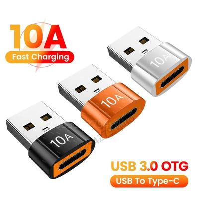 Olaf 10A OTG Adattatore USB 3.0 a Tipo C TipoC Femmina a USB Maschio Convertitore Ricarica Rapida Dati