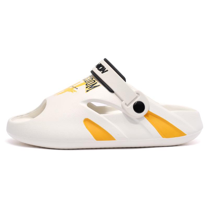 Summer Men's EVA Dual-purpose Slippers Platform Open Toe Sandals Home Leisure Slides for Couple Men's Outdoor Beach Sandals 2025