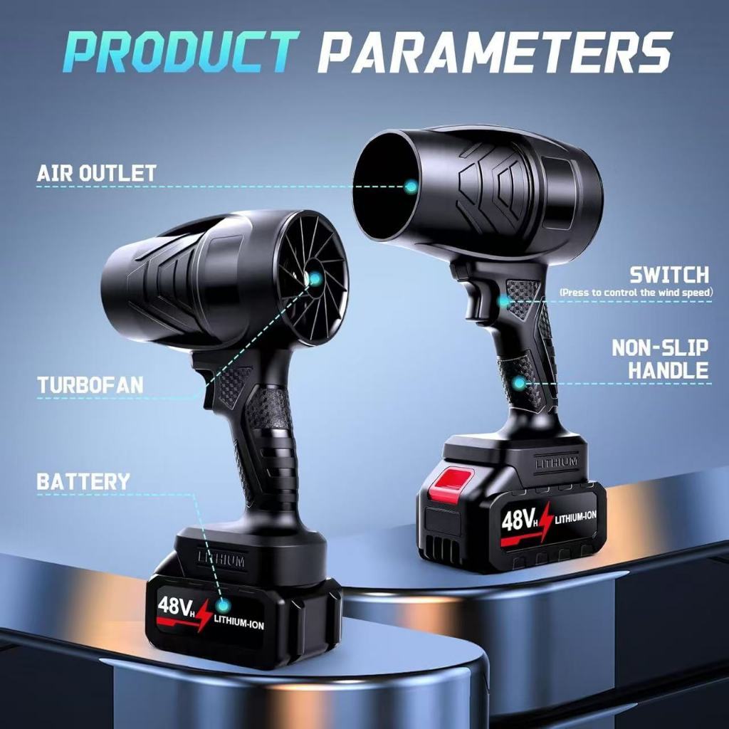 1050W Handheld Concentration Hair Dryer High-Power Turbo Blowing Water Ultra-Violent Fan Cordless Portable Air Blower