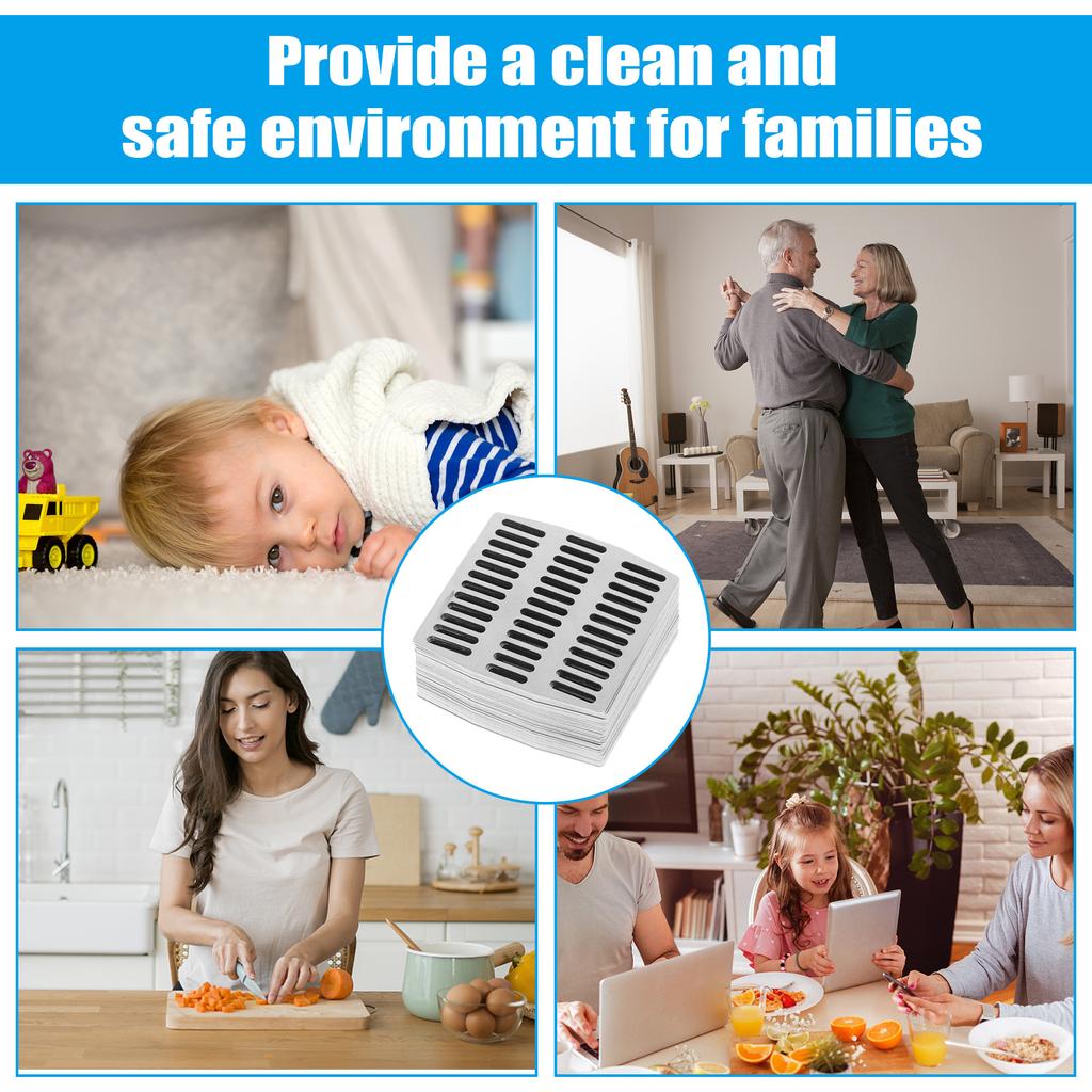 36Pcs Stainless Steel Brick Weep Hole Covers 2.75" Weep Shield Weep Hole Covers Brick Weep Hole Inserts Mortar Repair