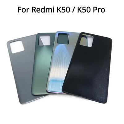 Carcasa K50Pro Para Xiaomi Redmi K50 / K50 Pro 6.67" Cristal Tapa Trasera de Batería Reparación Reemplazo Puerta Trasera + Logotipo