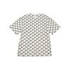 MLB SS24 New York Yankees T-shirt Girocollo Manica Corta Stampa Logo All Over Unisex Top Crema 3ATSM0843-50CRS