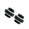 2Pcs Water Cooling Dual External Thread Hose Adapter Compression Fitting