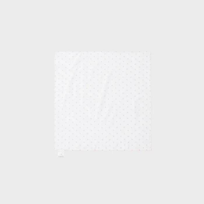 STRAWBERRY DOT SCARF (WHITE)