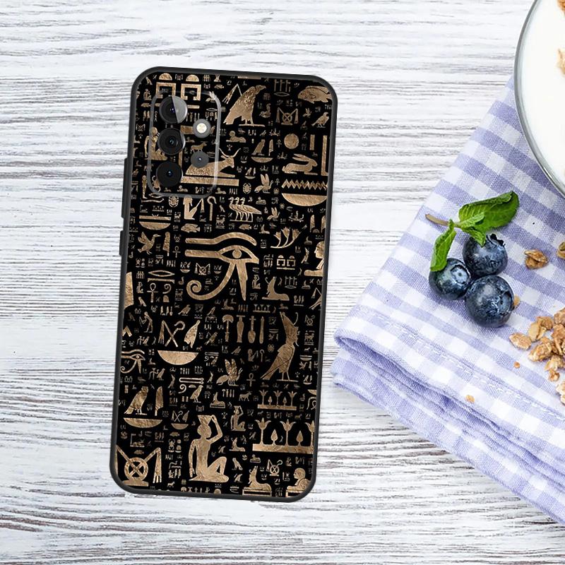 Heiliges Auge des Horus Ägypten Fresko Hülle Für Samsung Galaxy A15 A36 A35 A55 A06 A16 A26 A56 A53 A32 A52 A33 A13 A14 A34 A54 A17