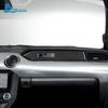 FLUGGESCHWINDIGKEIT für Ford Mustang 2015-2022 LHD RHD Carbon Faser auto Dashboard Dekoration Streifen Aufkleber beifahrersitz seite