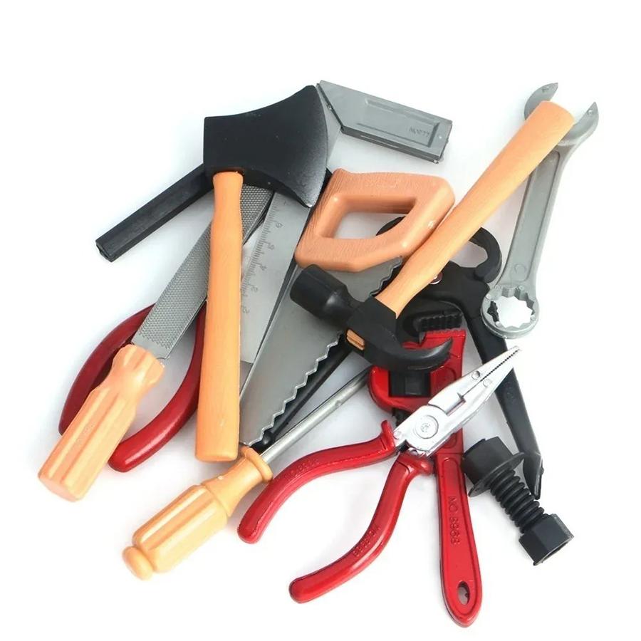 1set Mini Simulated Repair Tool Kit Engineering Repair Disassembly Supplies Birthday Gift Friends Gathering Interactive Game XJM