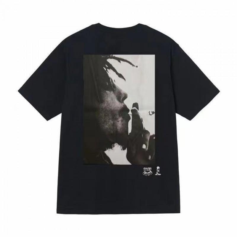 Herren Übergröße Kurzarm T-Shirt 250-300g Schwer Baumwolle T-Shirt Lässig Lockerer Schnitt