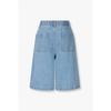Studio Tomboy Denim Bermuda Pants Tuck Pleat  9176262982ct 