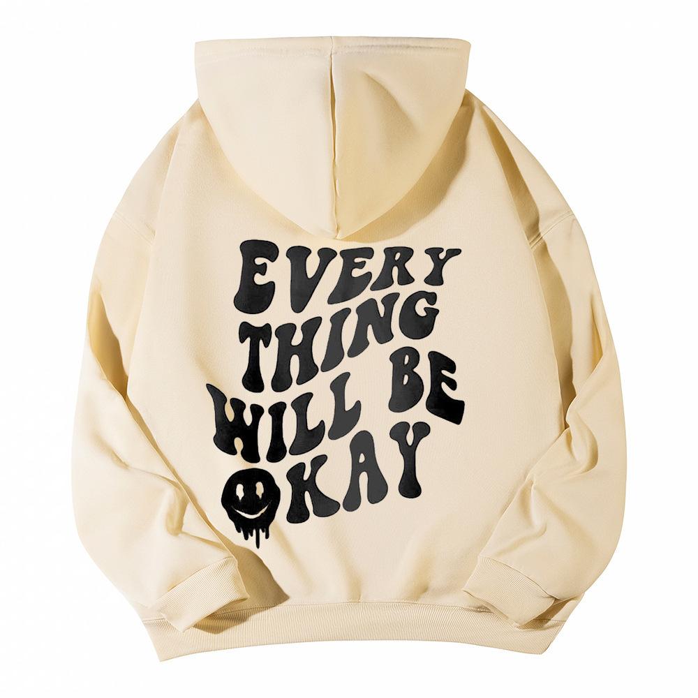 SOLY HUX Women's Sweatshirt Pattern Hoodie Casual Long Sleeve Loose Pullover with Kangaroo Pocket