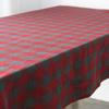 Double Gauze Check Tablecloth - Red 130x180