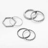 Combination Ring, Stylish And Simple Twist 15-Piece Set Ring Jewelry.