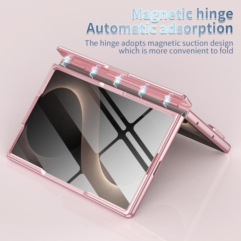 Per Samsung Galaxy Z Fold 8 Wide Z Fold 8 5G Custodia Magsafe con Protezione Cerniera Copertura Magnetica Stylus S Pen & Pellicola Protettiva