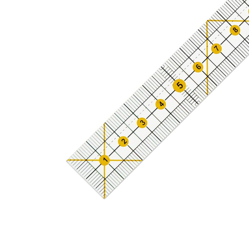 Cutting Cloth Manual Ruler Stencils Patchwork Ruler for Quilter DIY Apparel
