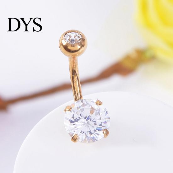 Belly Ring Navel Cute Comfortable Smooth Surface Barbells Body Jewelry Piercing for Banquet Rings