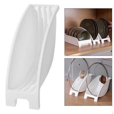 Dinner Plate Holder Storage,Salad/Dessert Organizer,Plate Rack Cradle for Home Cabinet Drawers