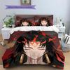 Asura  Pattern Bedding Quilt Set  Home Decoration  Gift (1 * duvet cover + 2 * pillowcase  without core)