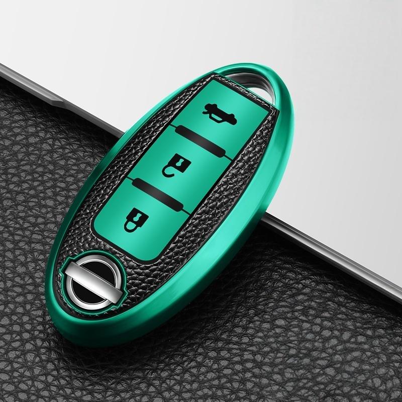 3/4 Button Leather TPU Car Key Case Cover Shell for Qashqai X-Trail T32 T31 Juke J10 J11 Kicks Tiida Pathfinder Note for Infiniti