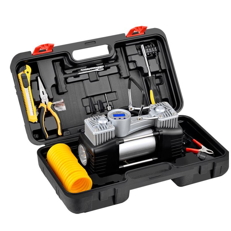 High-Power Dual Cylinder Portable Off-Road Car Tire Inflator