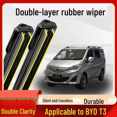 BYD T3 Leiser Doppelschicht-Gummiwischerstreifen für Modell 2015